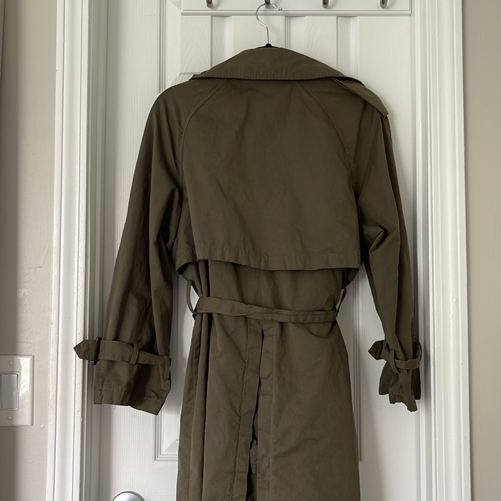 Zara Long Trench Coat - Picture 2 of 3
